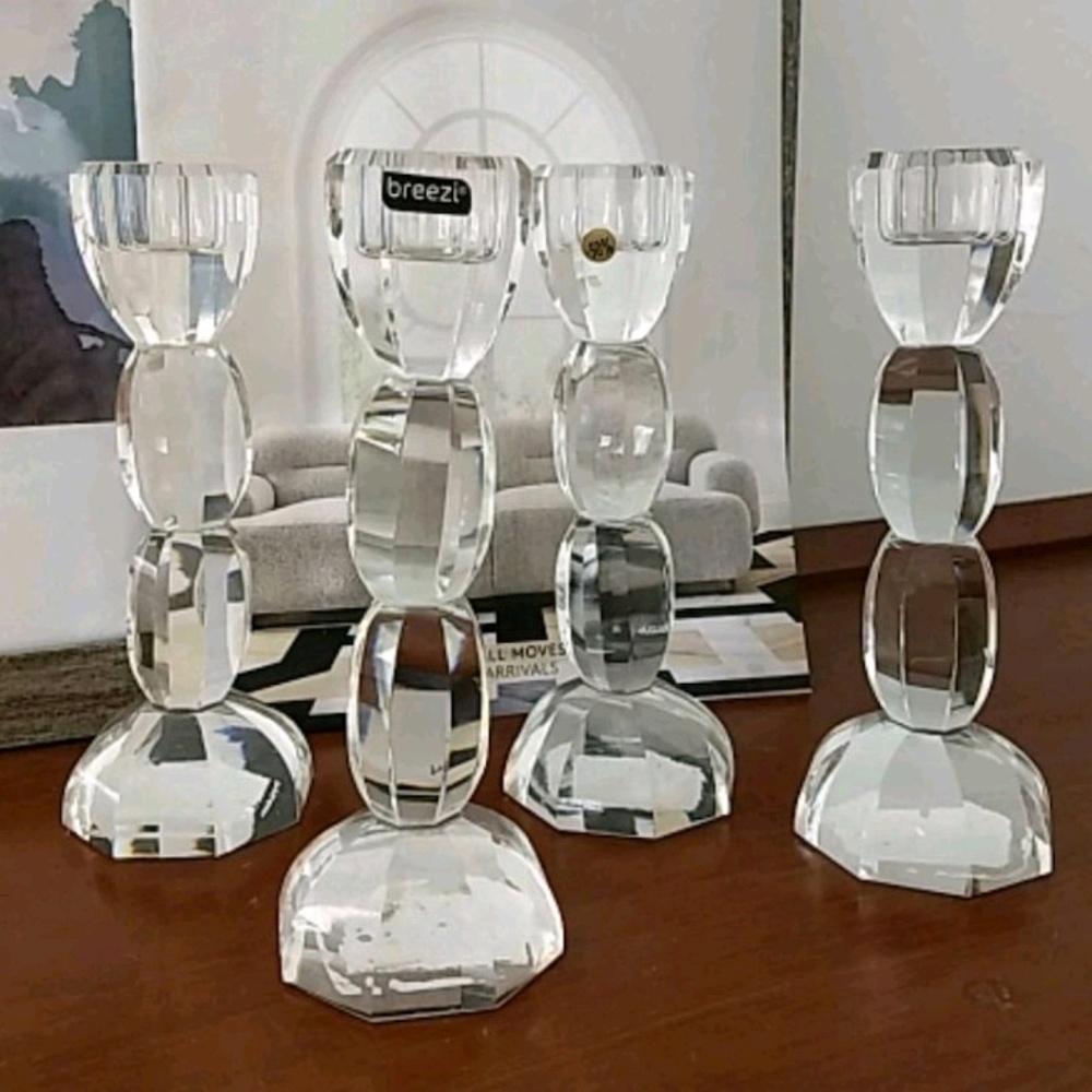 Set of 4 candle holders